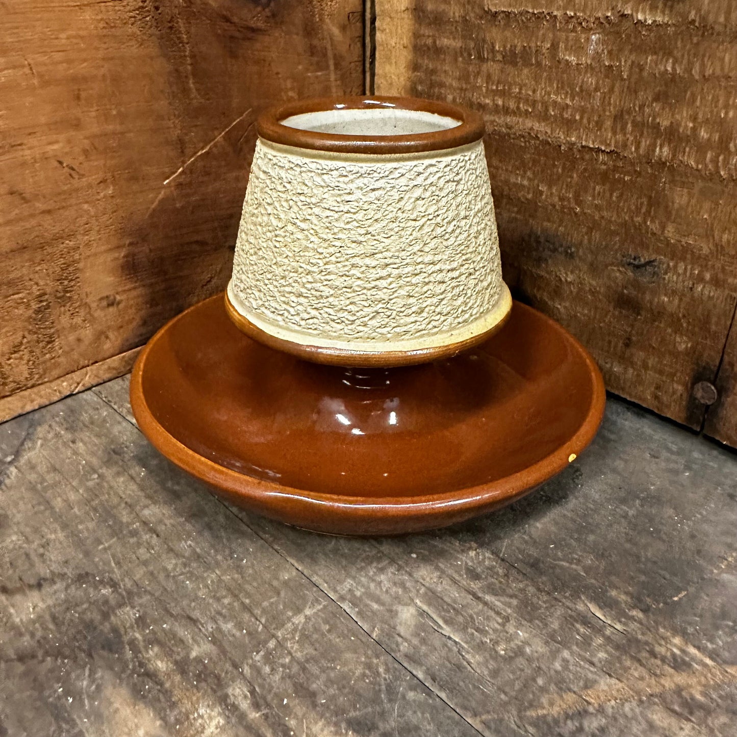 Ceramic Match Striker Pyrogene Brown Glaze 1028