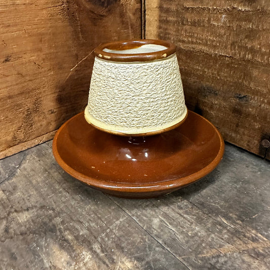 Ceramic Match Striker Pyrogene Brown Glaze 1028