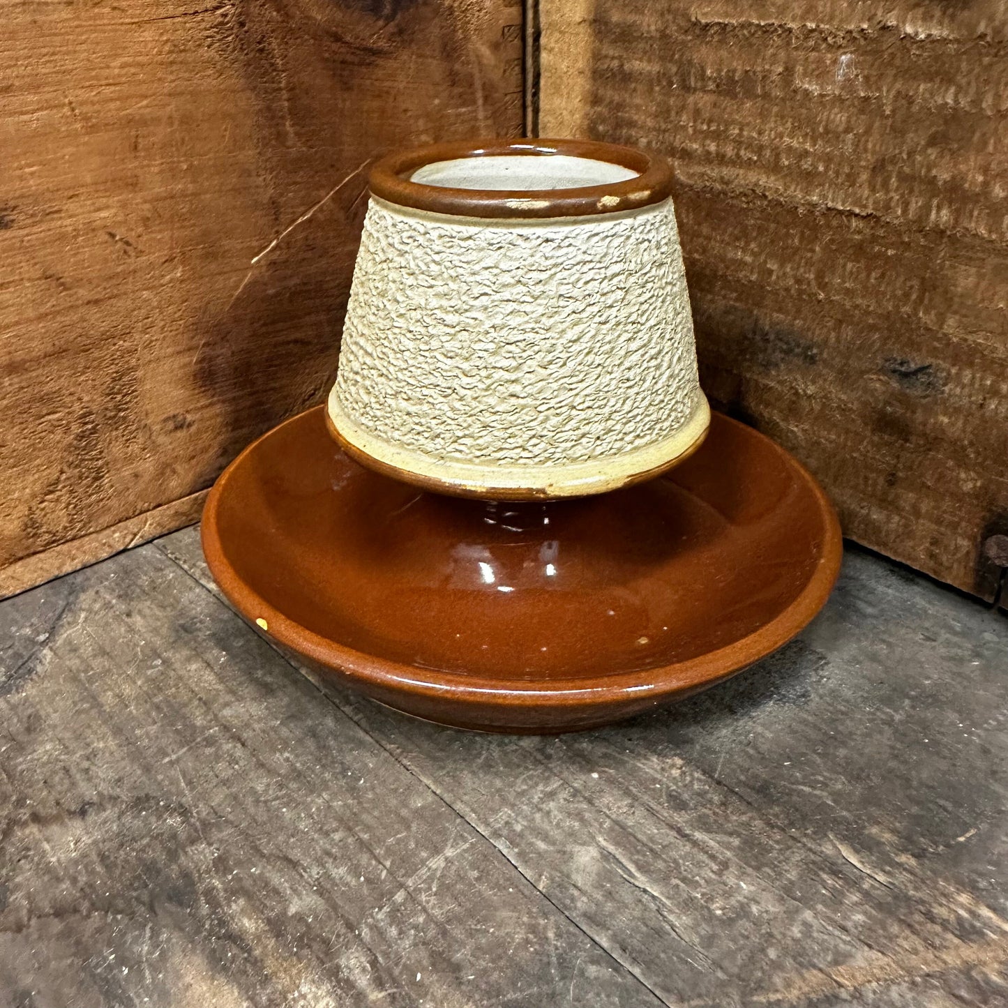 Ceramic Match Striker Pyrogene Brown Glaze 1028