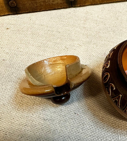 Zerosal Royal Doulton Salt Cellar Pot with Lid 1053