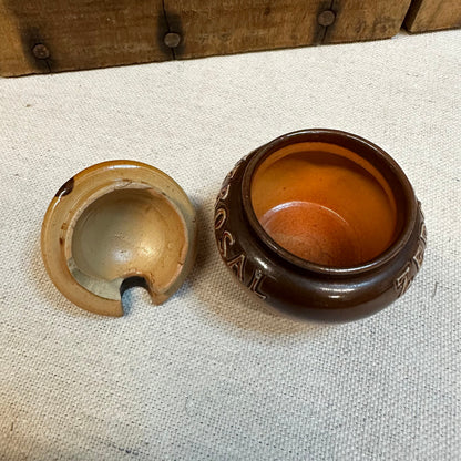 Zerosal Royal Doulton Salt Cellar Pot with Lid 1053