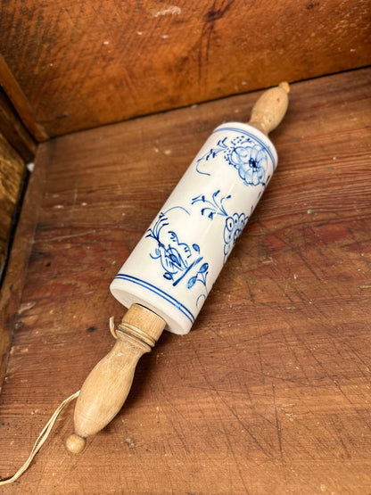 Blue Onion Rolling Pin